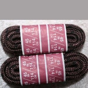 4 NEW Heavy Duty Brown w Black Kevlar Reinforced shoe string sneaker